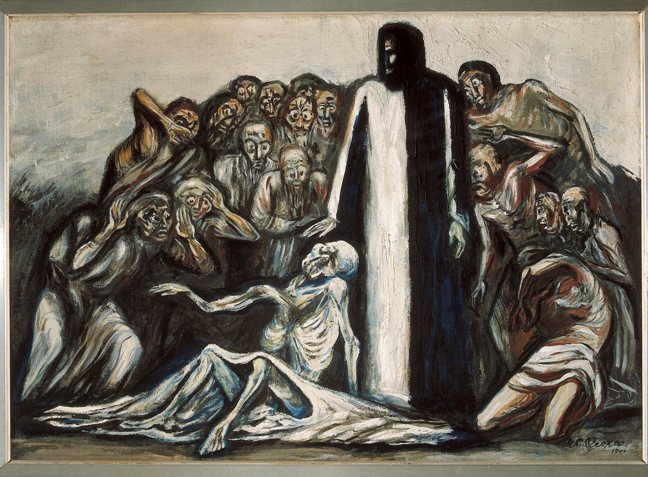 Lázár feltámasztása alkotó: José Clemente Orozco