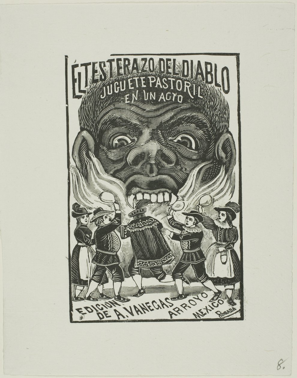 Az ördög üti a fejét alkotó: José Guadalupe Posada