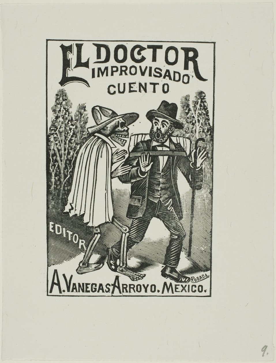 A rögtönzött orvos alkotó: José Guadalupe Posada