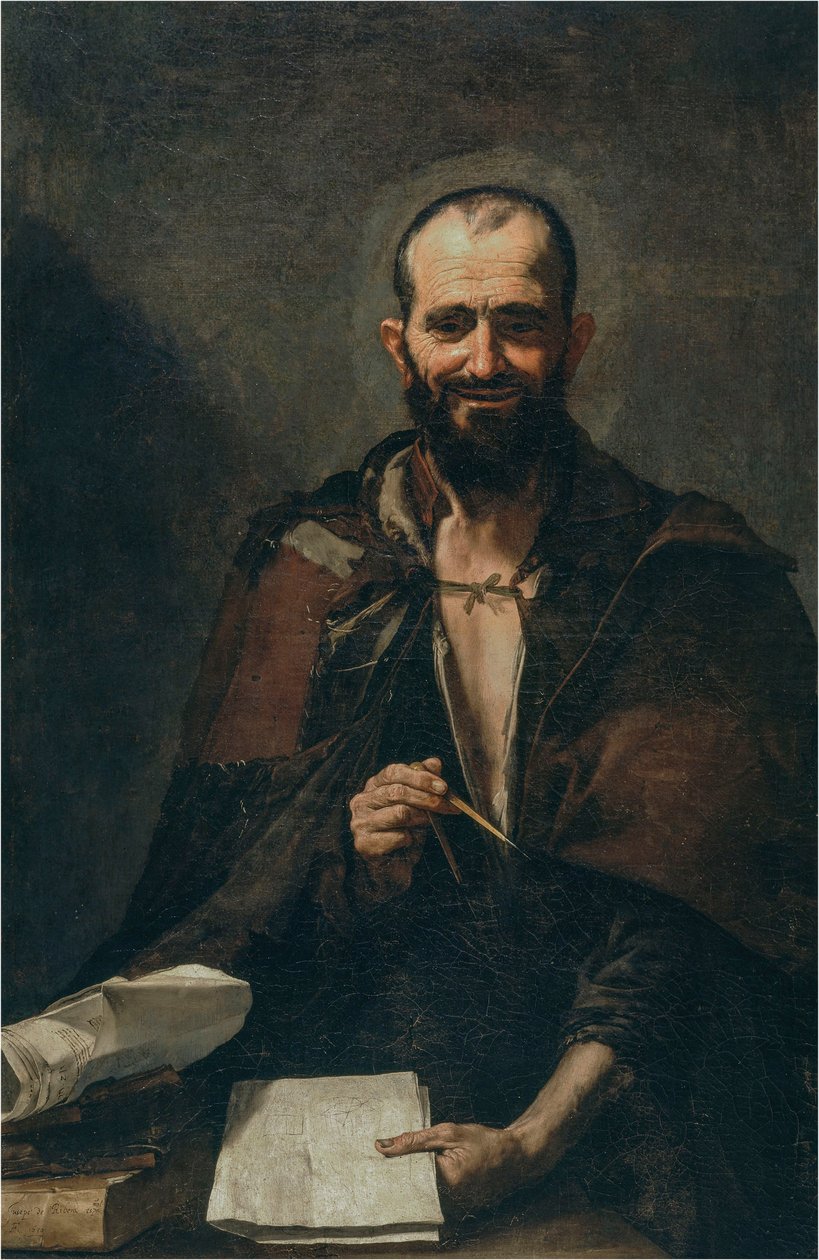 Démokritosz, 1630. alkotó: José Ribera de