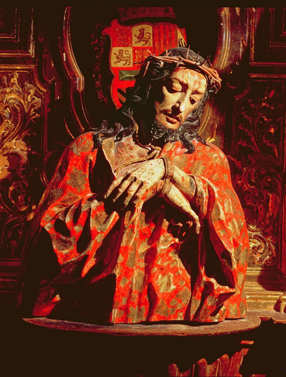 Ecce Homo (polikróm fa) alkotó: José de Mora