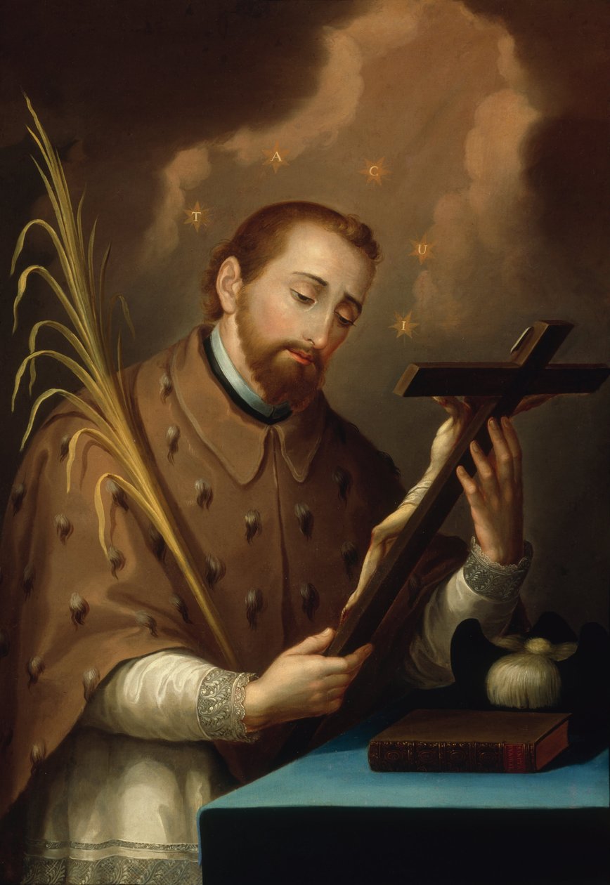 Nepomuki Szent János alkotó: José Campeche