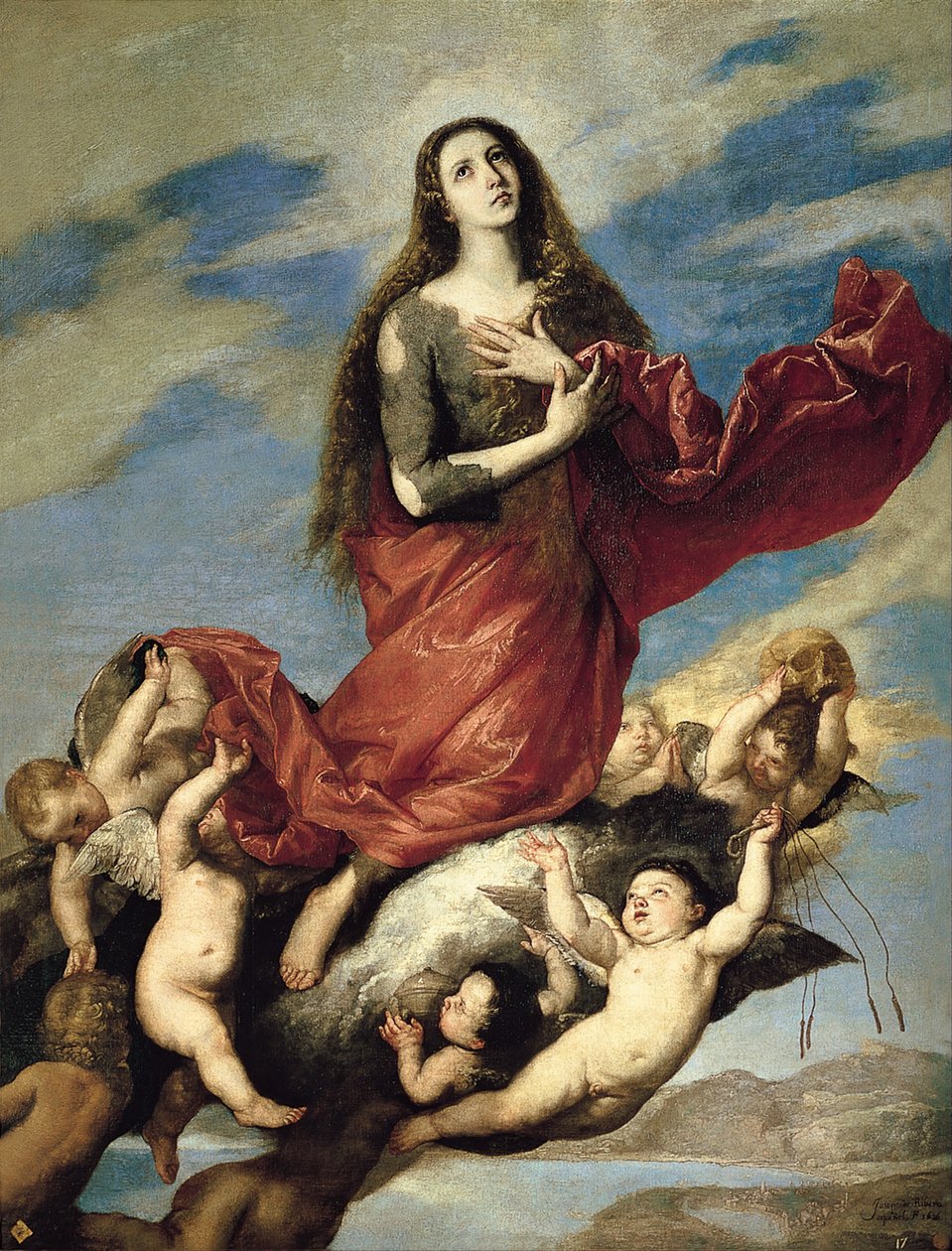 Mária Magdolna felvett a mennybe alkotó: Jose de Ribera