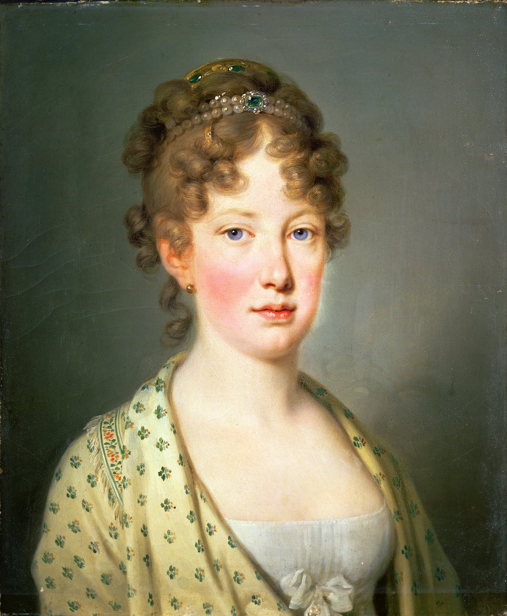 Leopoldina osztrák főhercegnő, IV. Dom Pedro portugál császár első felesége (Brazília I.) alkotó: Josef Kreutzinger