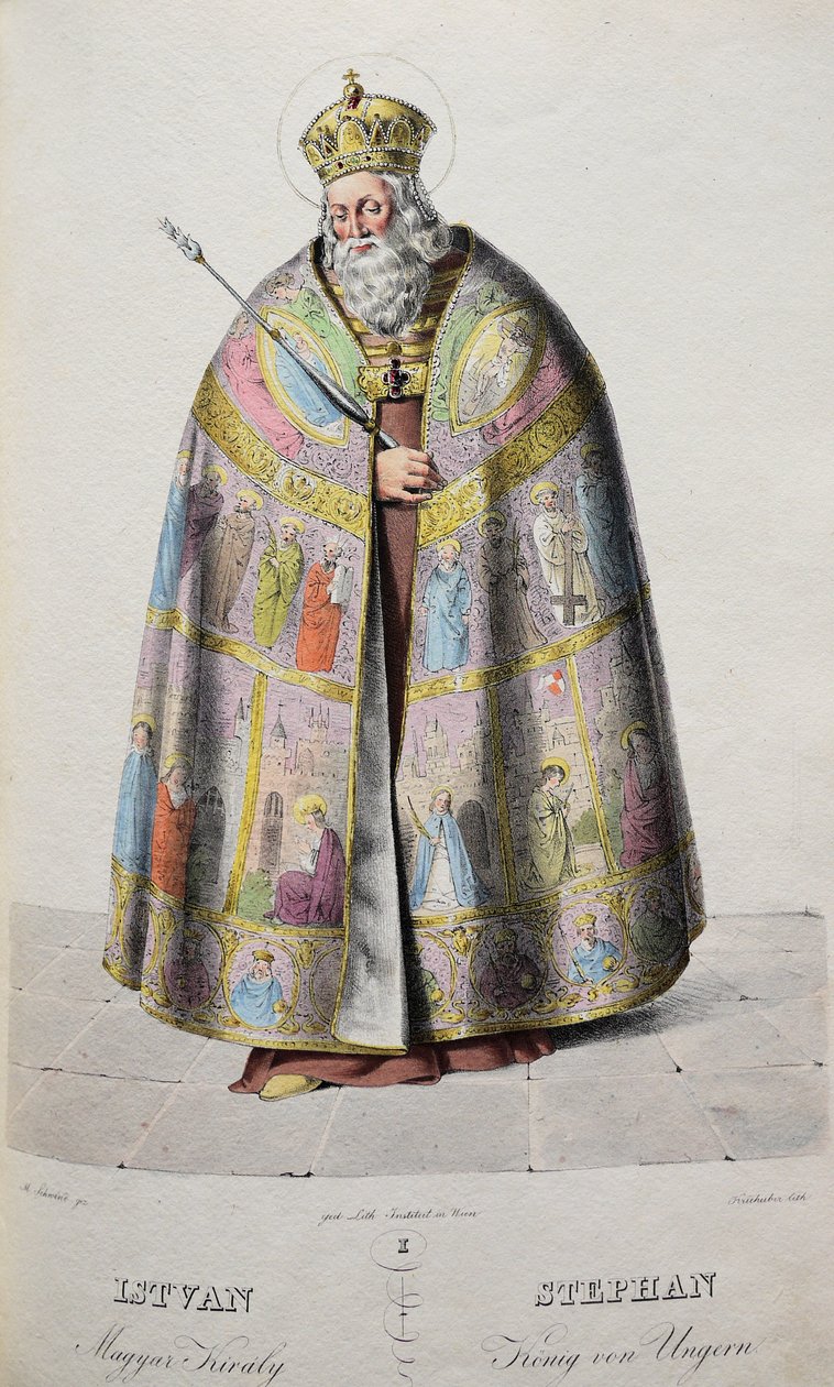 I. István (969-1038), szent, magyar király alkotó: Josef Nikolaus Kriehuber