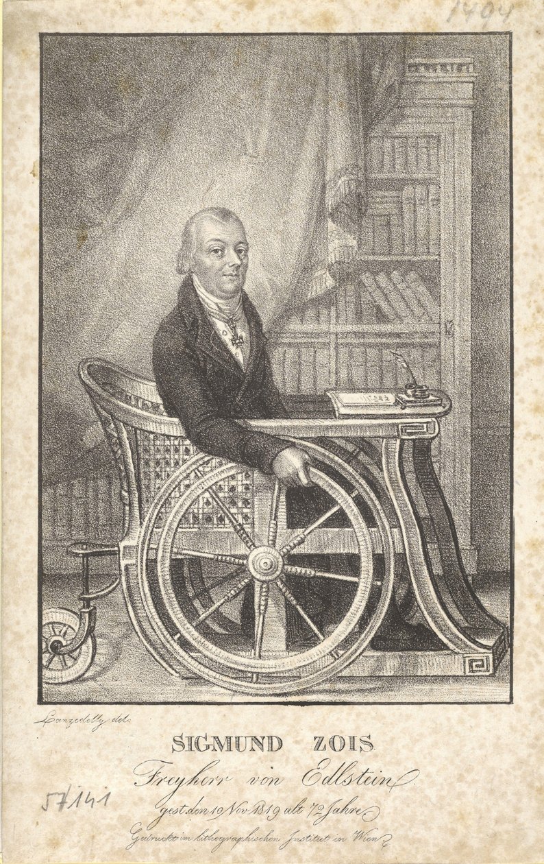Žiga Zois portréja alkotó: Josef Lanzedelly