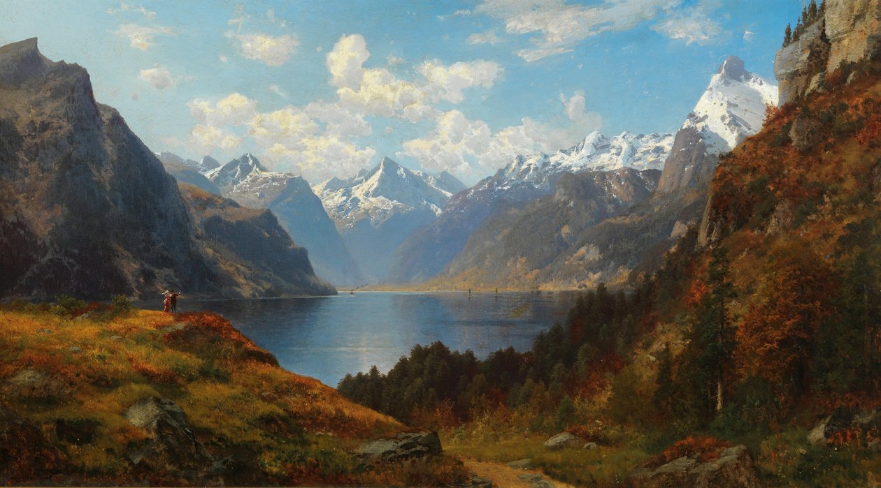Az Urnersee a Rüthli felől nézve alkotó: Josef Schoyerer