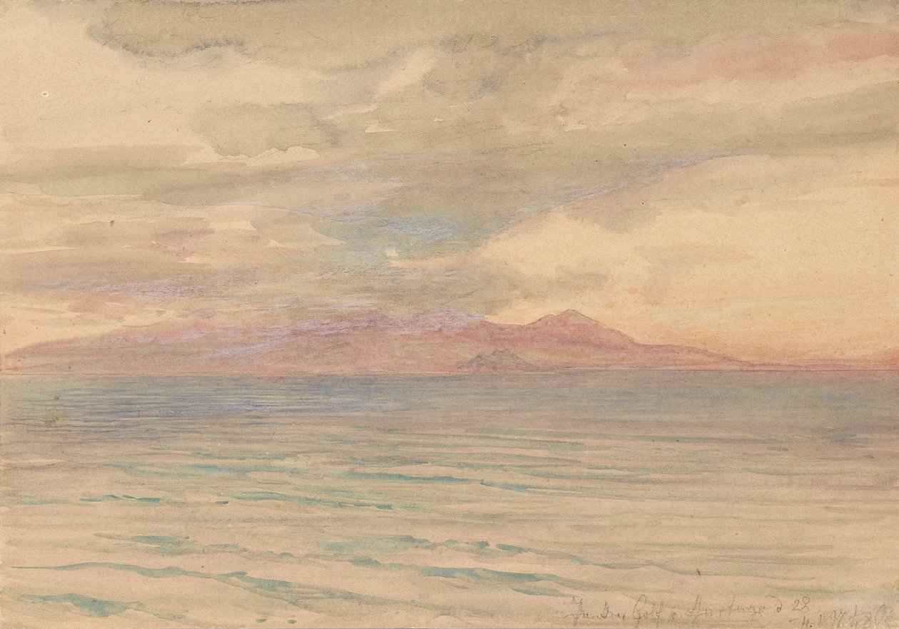 Naplemente a Karthágói-öbölben alkotó: Josef Hoffmann