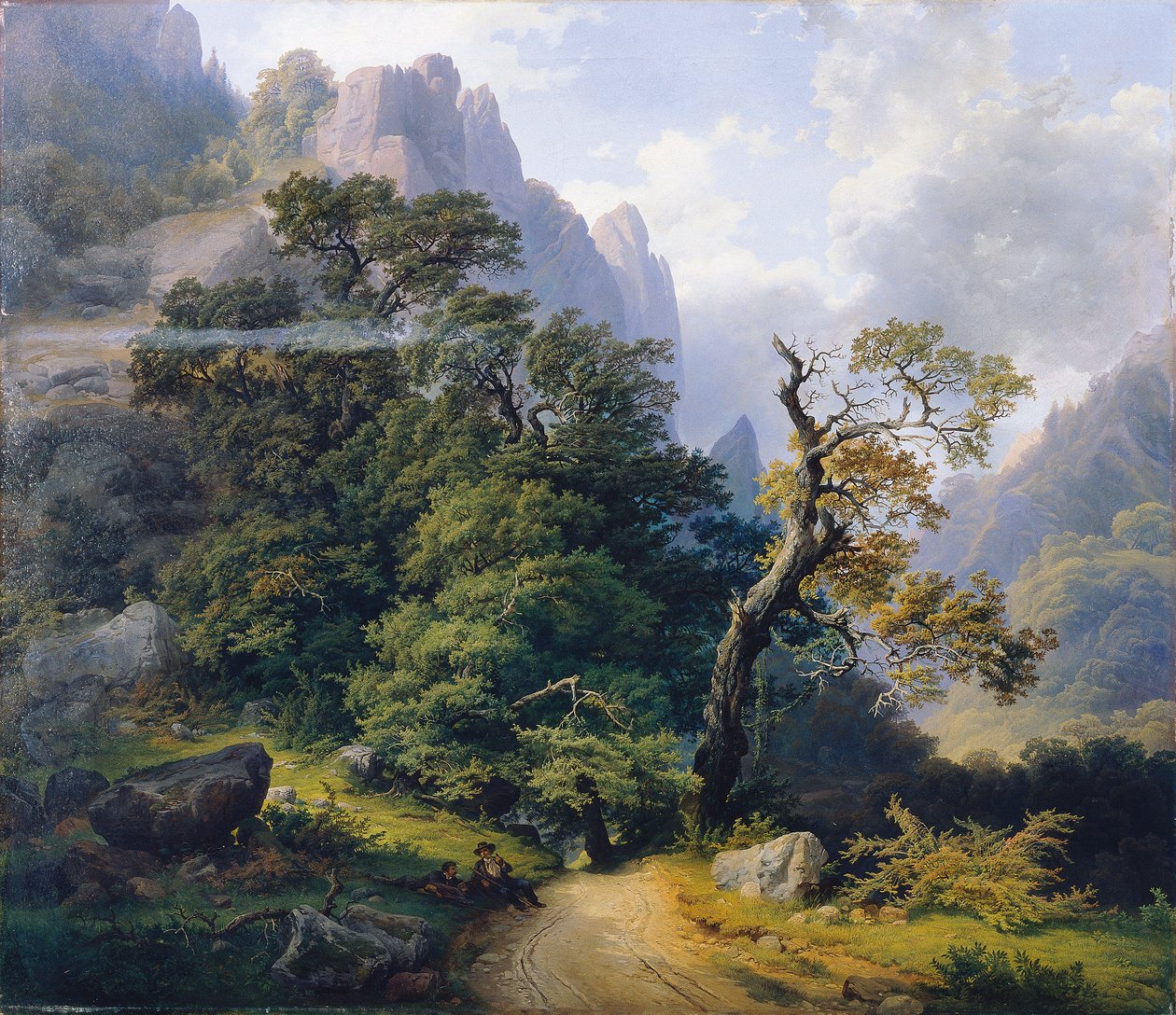 hegyi táj alkotó: Josef Holzer