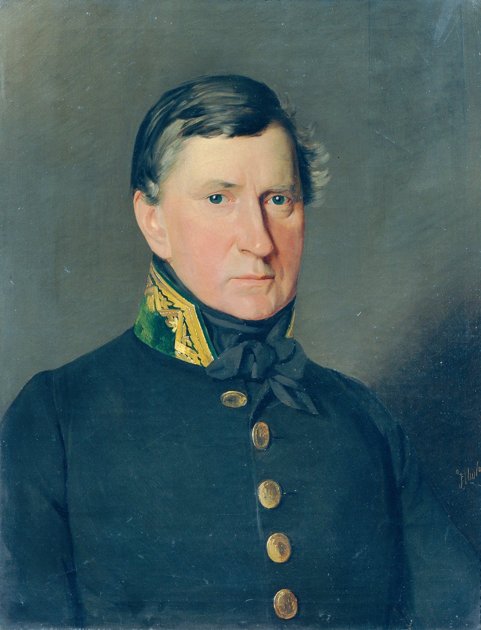 úriember portréja alkotó: Josef Huttary