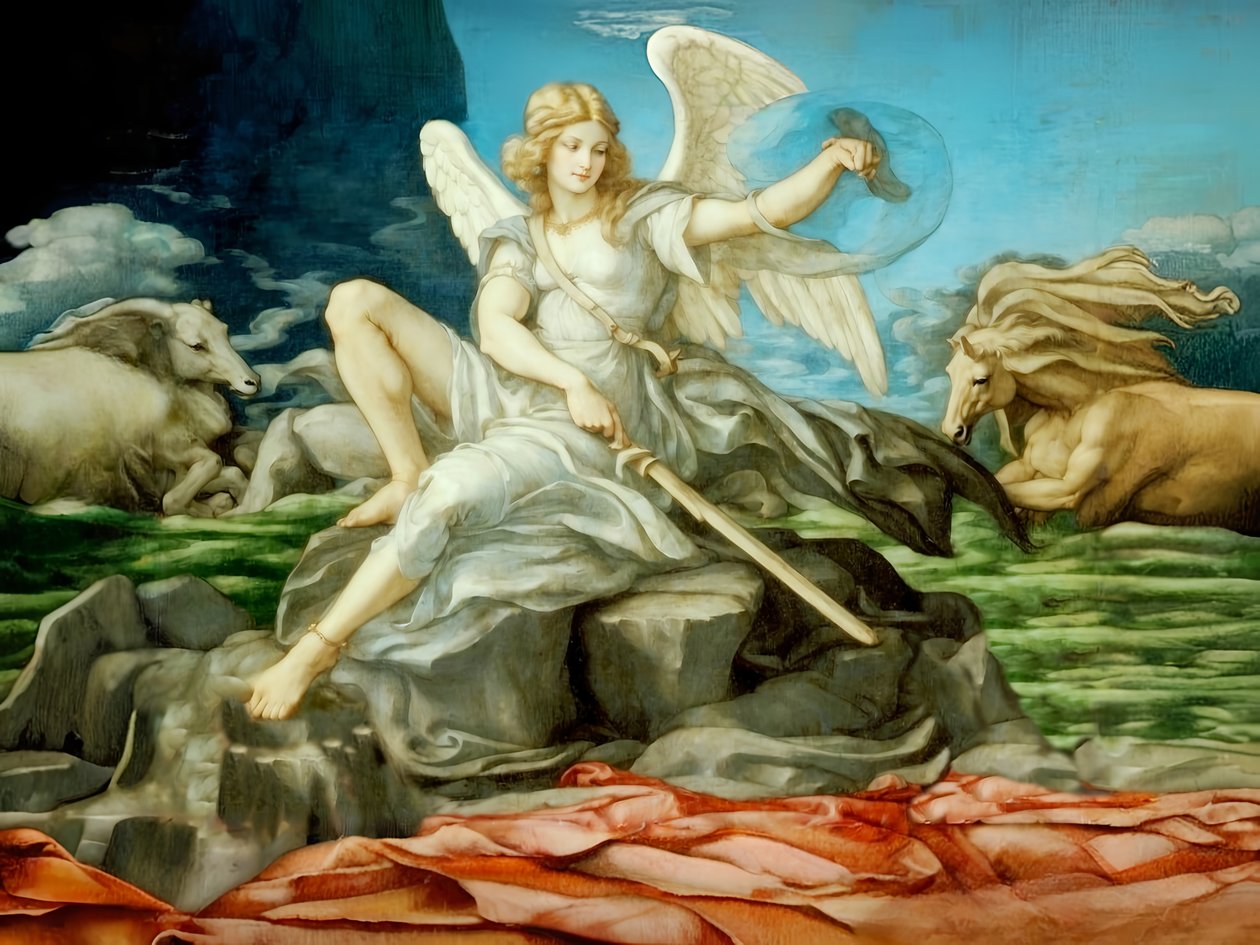 A2_Exodus_22_Mózes temetése alkotó: Josef Johann Michel