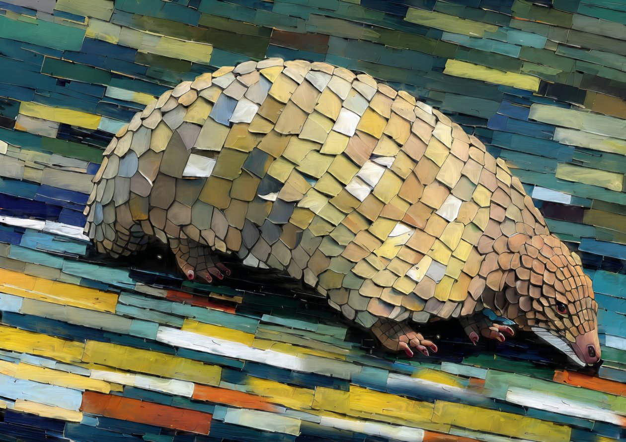 Animals: pangolin 2 alkotó: Josef Johann Michel