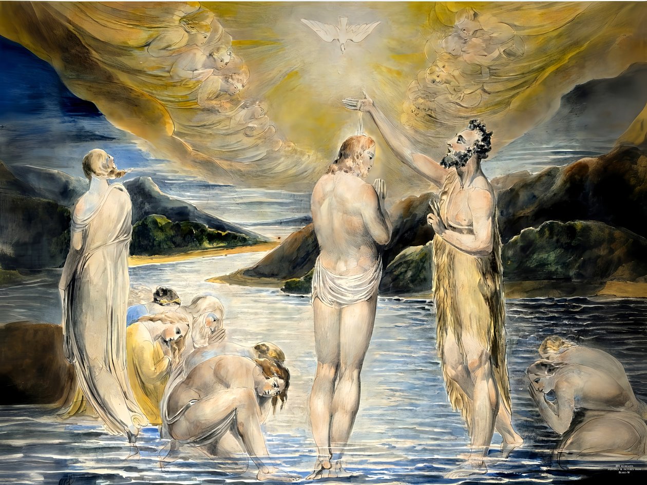 JJM-recreate_Blake-W_Die Taufe Christi alkotó: Josef Johann Michel