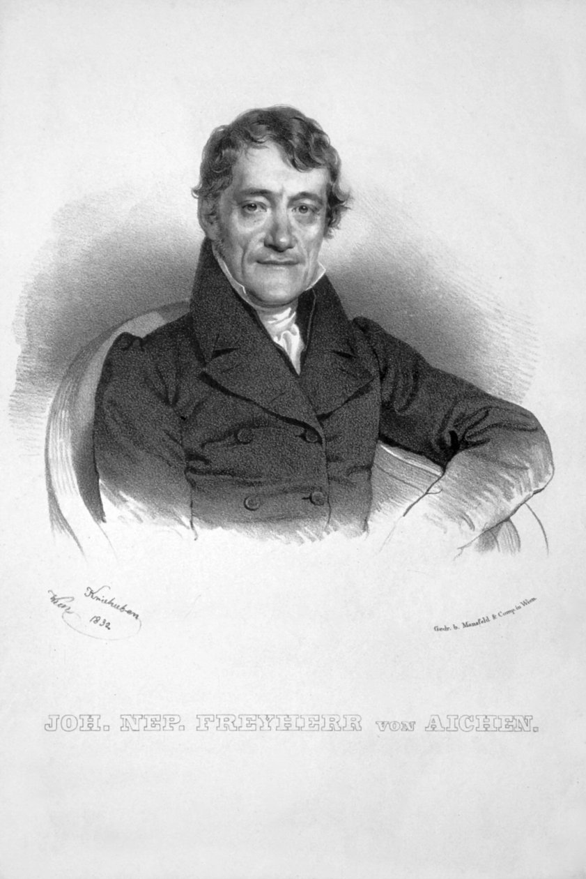 Aichen Litho alkotó: Josef Kriehuber