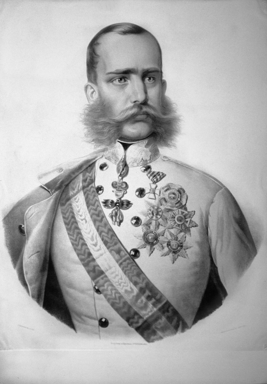 I. Ferenc József. Kr. s.a. Litho alkotó: Josef Kriehuber