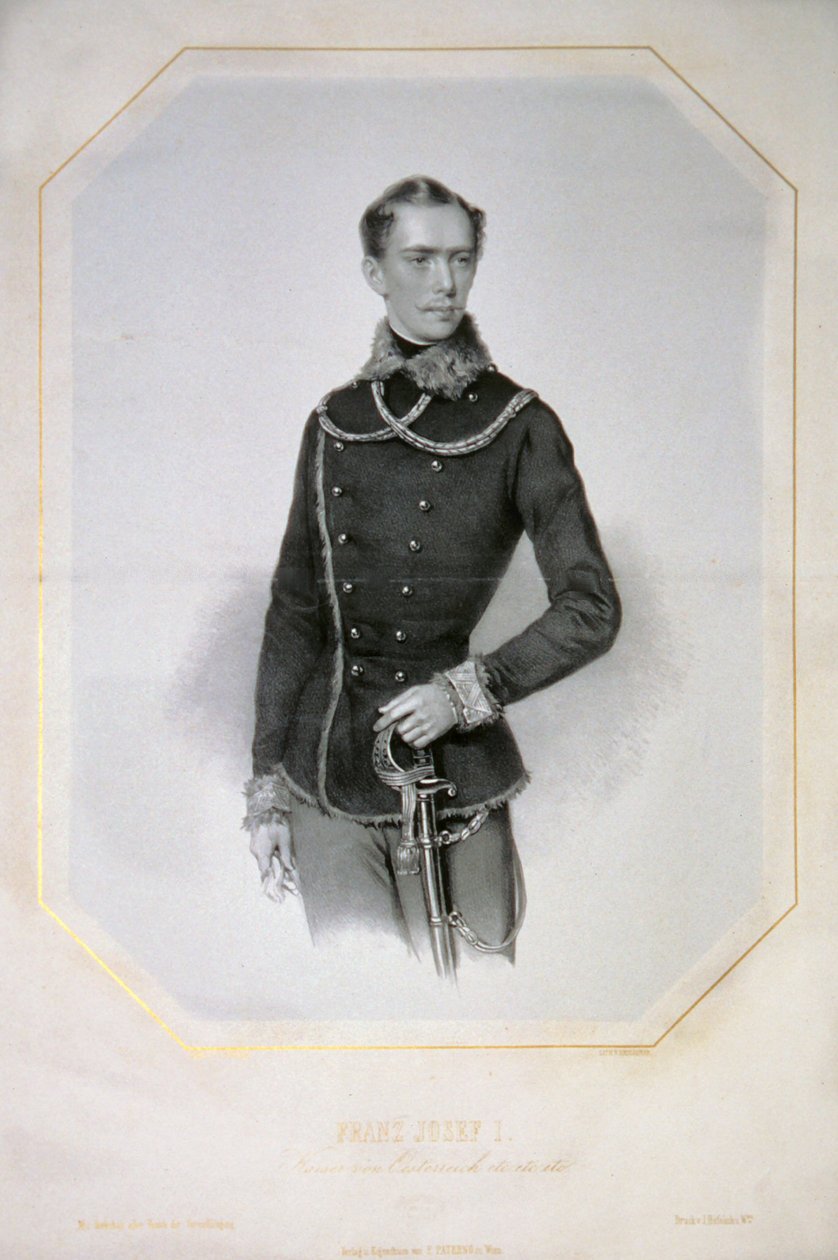 Franz Josef I. s. a. Litho alkotó: Josef Kriehuber