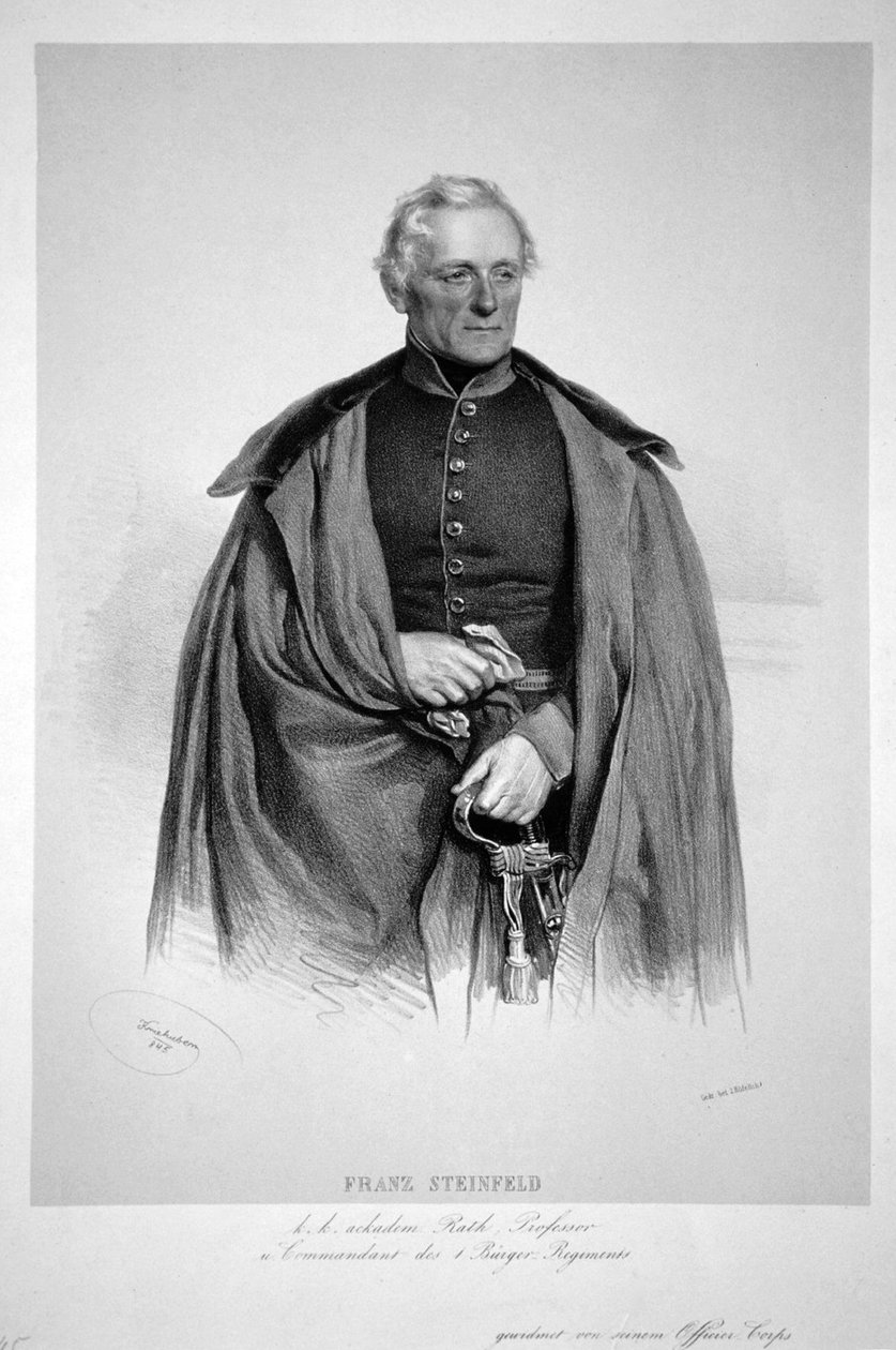 Franz Steinfeld Litho alkotó: Josef Kriehuber