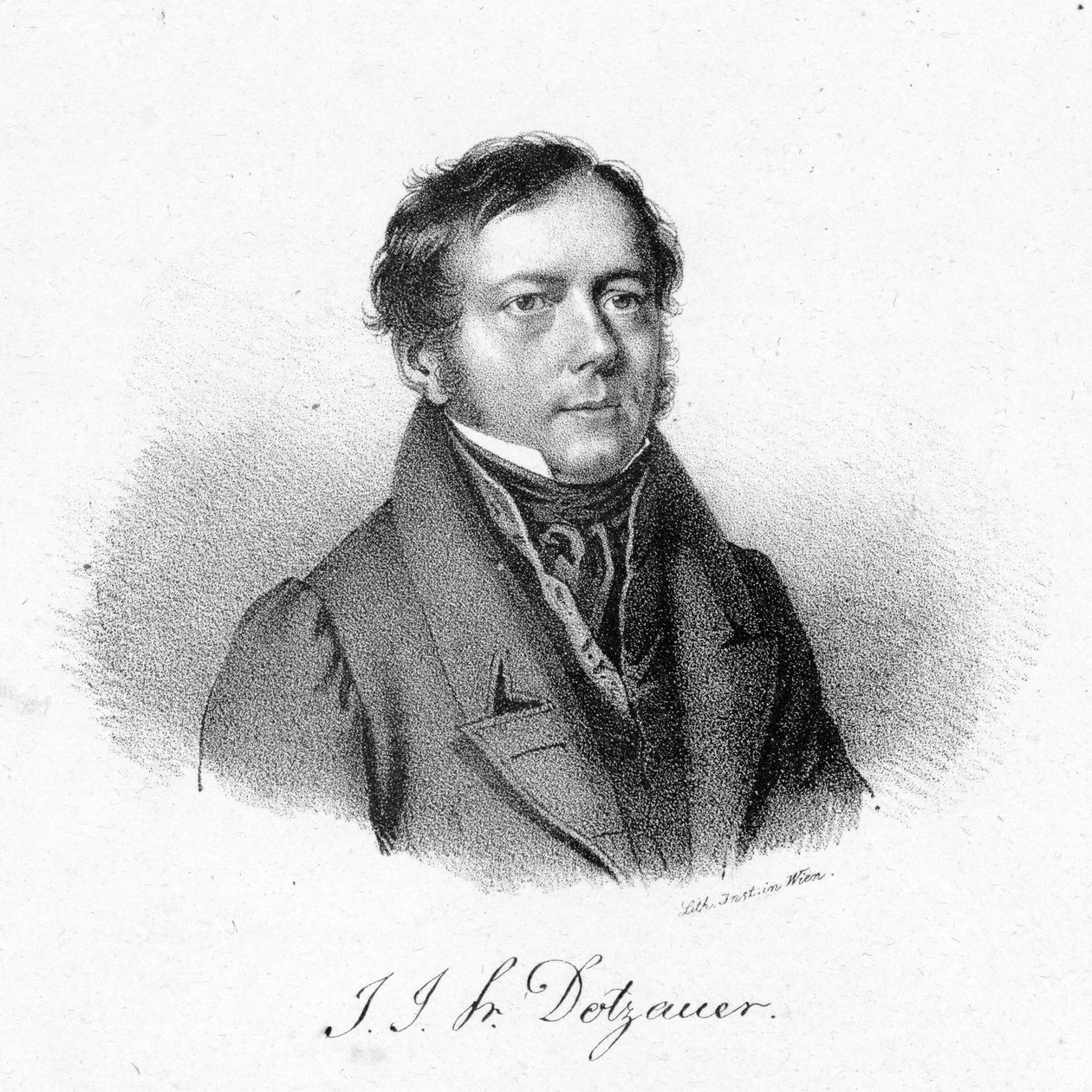 Friedrich Dotzauer alkotó: Josef Kriehuber