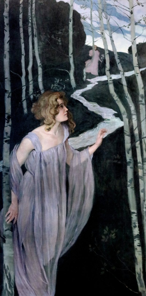 Elf a pataknál, 1888-1889. alkotó: Josef Maria Auchentaller