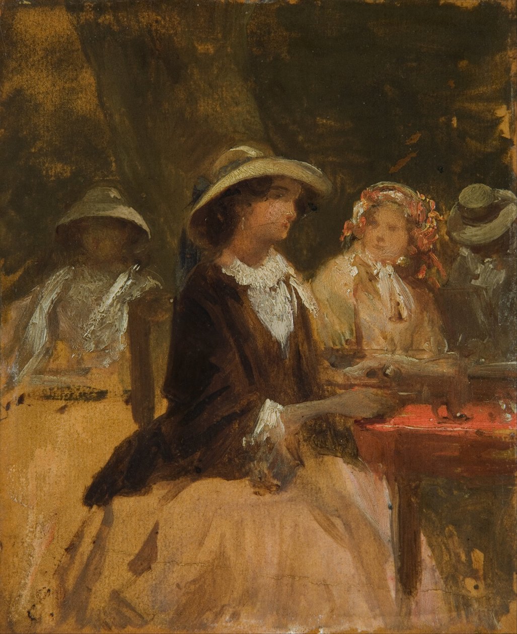 A Garden étteremben alkotó: Josef Navrátil