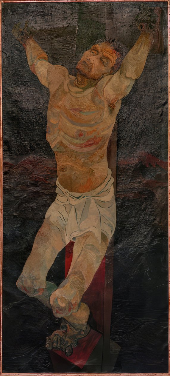 Keresztre feszítés alkotó: Josef Scharl