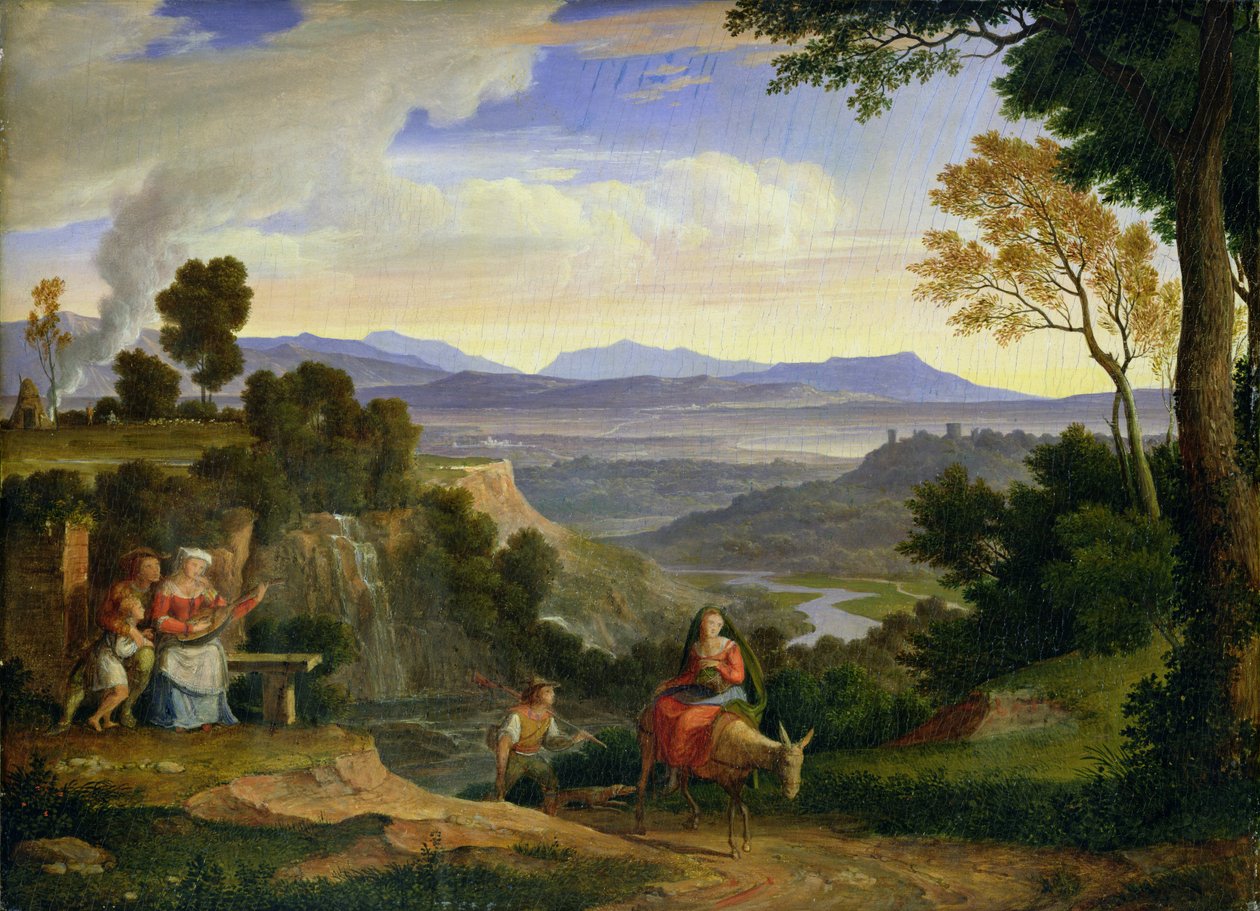 Ronciglionéban, 1815 alkotó: Joseph Anton Koch