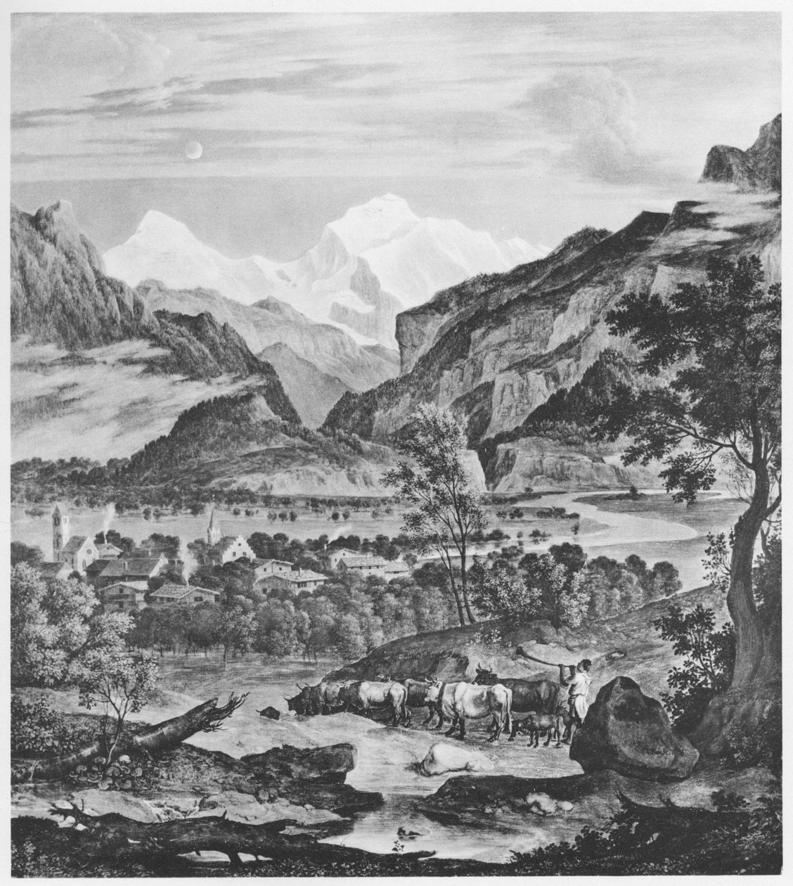 Berner Oberland alkotó: Joseph Anton Koch