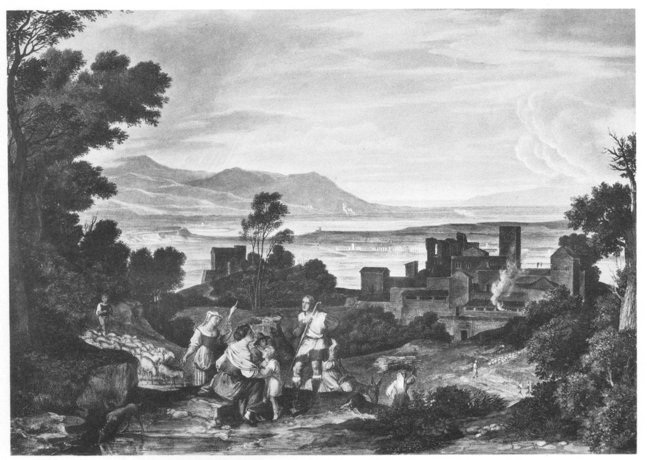 Táj Olevano közelében alkotó: Joseph Anton Koch