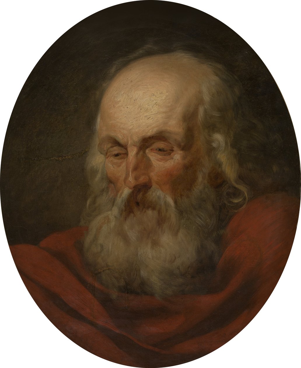 Egy idős ember feje alkotó: Joseph Benoît Suvée