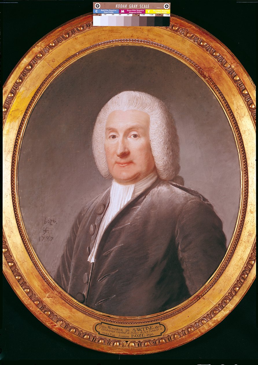 Antoine de Sartine (1729-1801) Alby grófja, 1787 alkotó: Joseph Boze