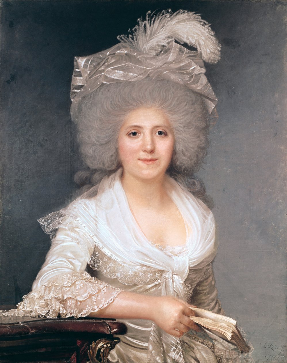 Madame Jeanne-Louise-Henriette Campan (1752-1822) portréja 1786 alkotó: Joseph Boze