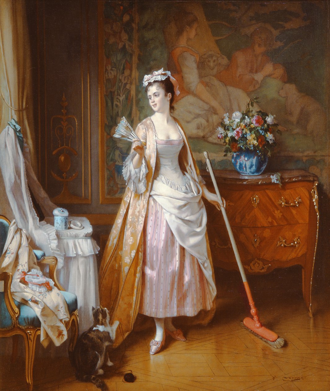 A hölgy szolgálólánya alkotó: Joseph Caraud