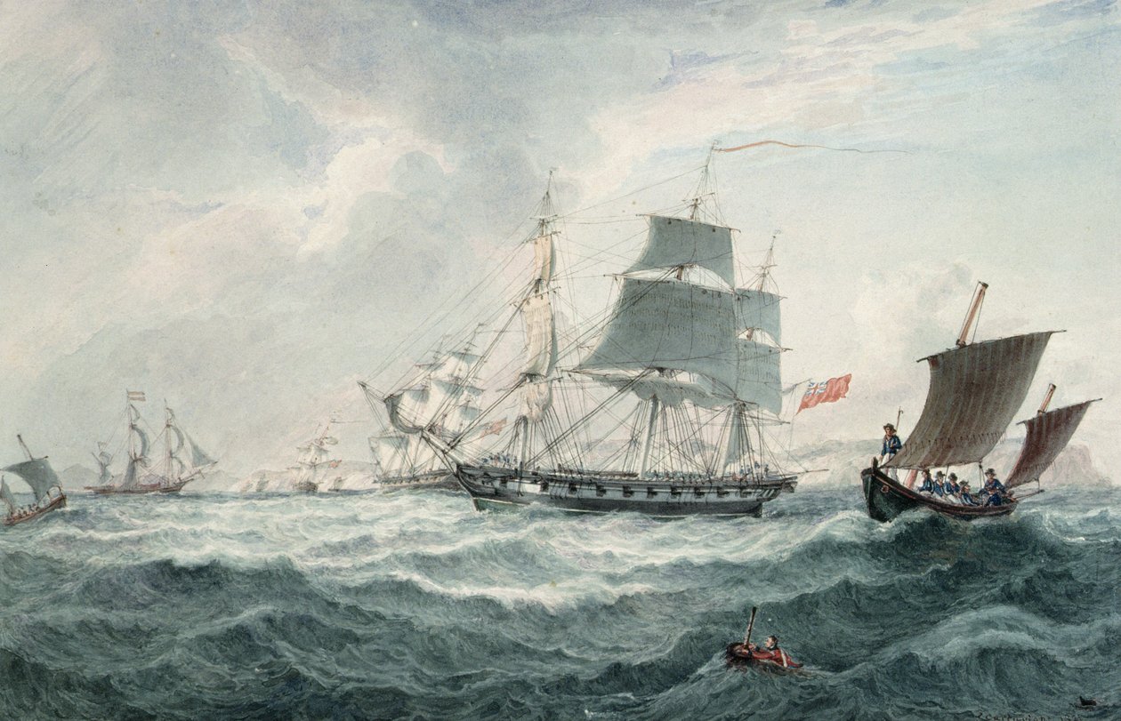 A La Manche-csatornában alkotó: Joseph Cartwright