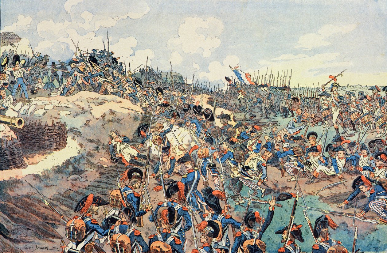 A jemmapesi csata, 1792. november 6., 1892 alkotó: Joseph Charles Beuzon
