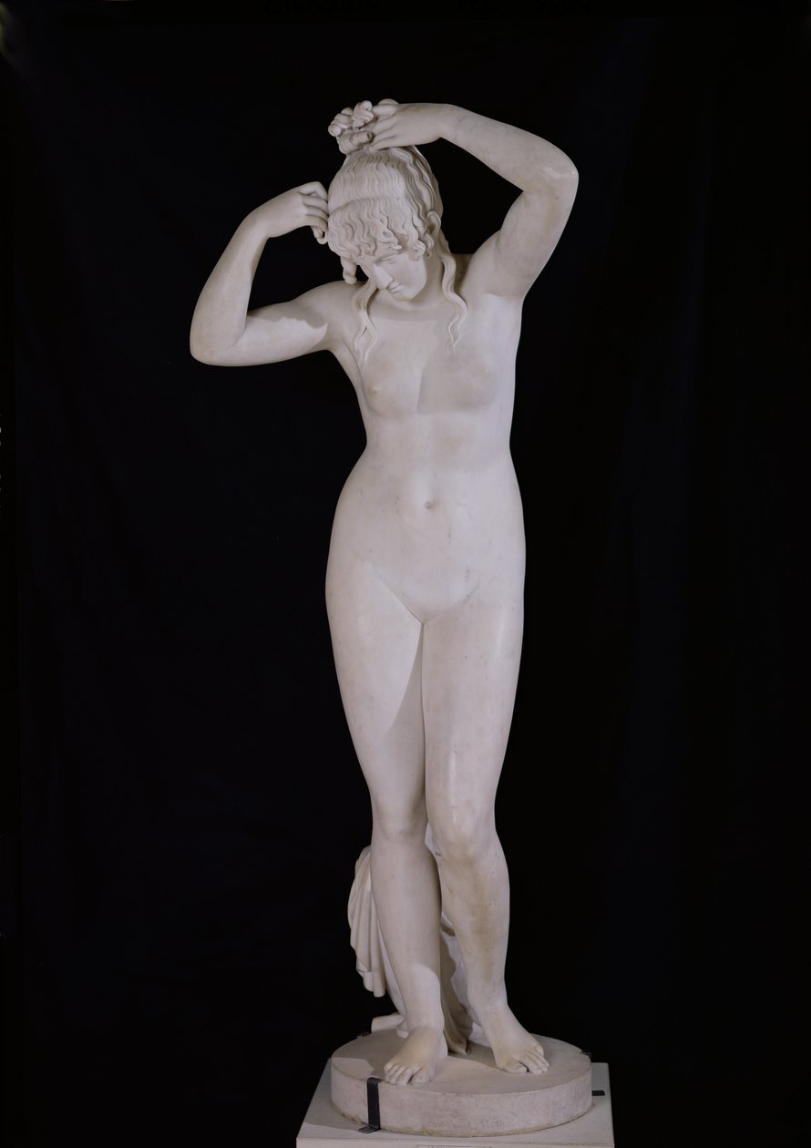 A fürdőző, 1808 (márvány) alkotó: Joseph Charles Marin