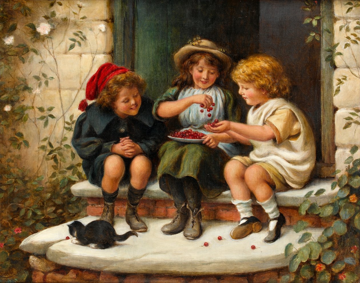 Megosztani a cseresznyét, 1897 alkotó: Joseph Clark