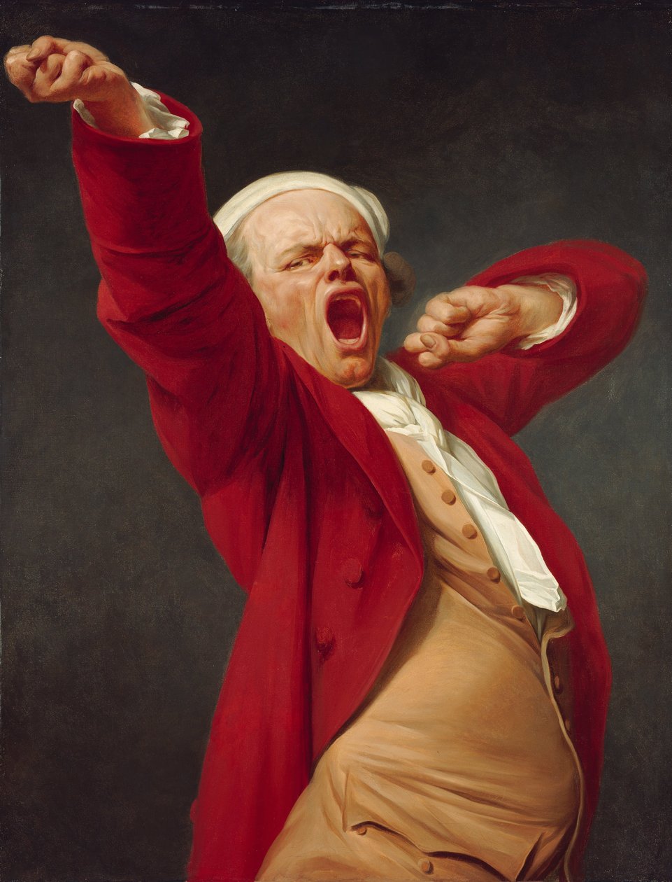 Önarckép, ásítás alkotó: Joseph Ducreux