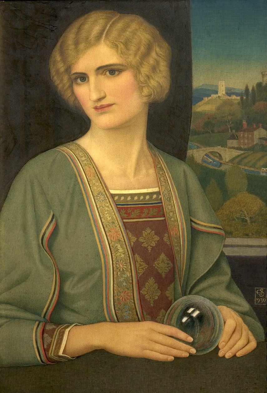 A kristály (tempera selyemen) alkotó: Joseph Edward Southall
