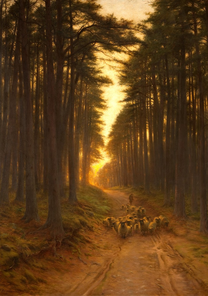Most jött még az este, 1905 körül alkotó: Joseph Farquharson