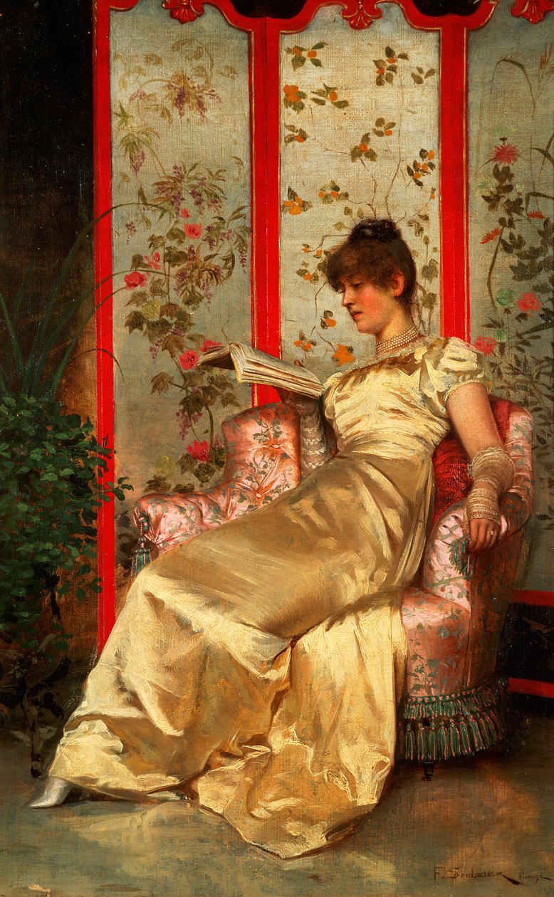 Lady Reading alkotó: Joseph Frederick Charles Soulacroix