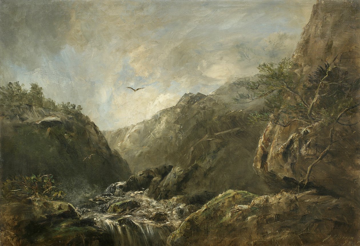 A kanyon, 1898 alkotó: Joseph Jefferson
