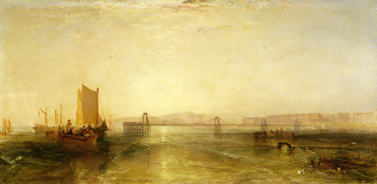 Brighton a tengertől, 1829 körül alkotó: Joseph Mallord William Turner