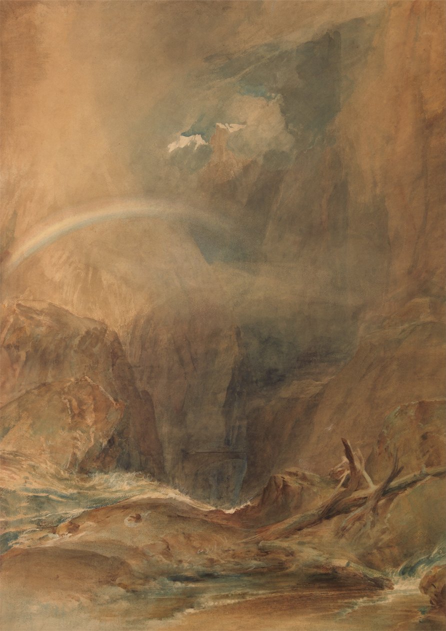 Ördög híd, Saint Gotthards -hágó alkotó: Joseph Mallord William Turner