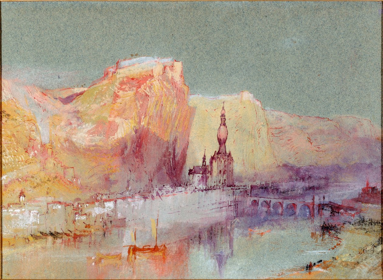 Dinant sur Meuse (testszín) alkotó: Joseph Mallord William Turner