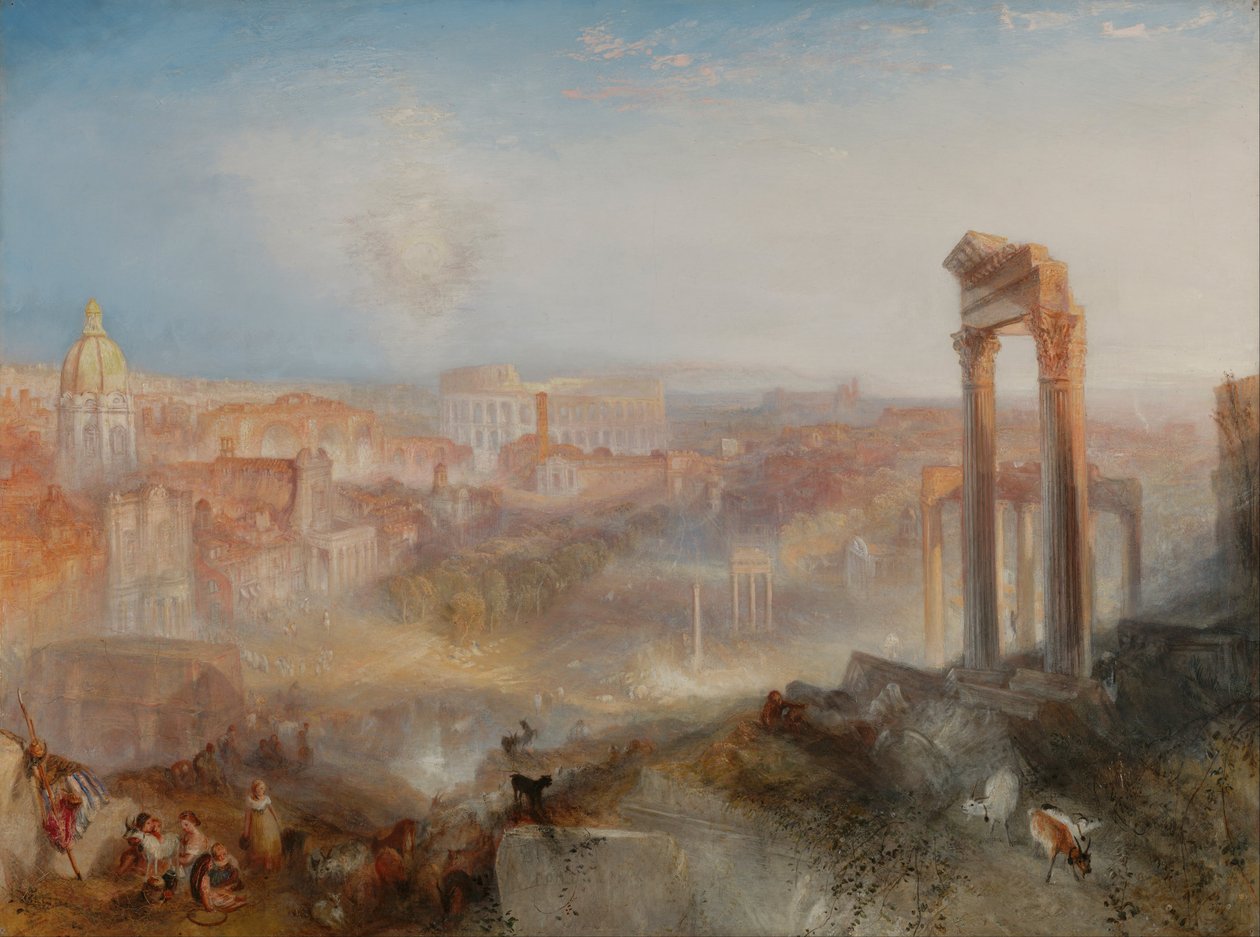 Modern Róma-Campo Vaccino alkotó: Joseph Mallord William Turner