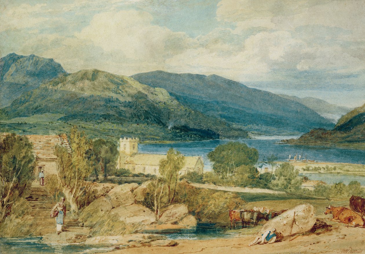 Patterdale (wc tollal papíron) alkotó: Joseph Mallord William Turner