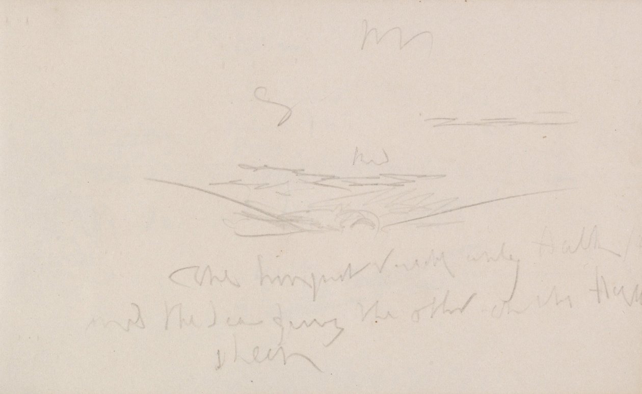 A csatorna vázlatfüzete alkotó: Joseph Mallord William Turner
