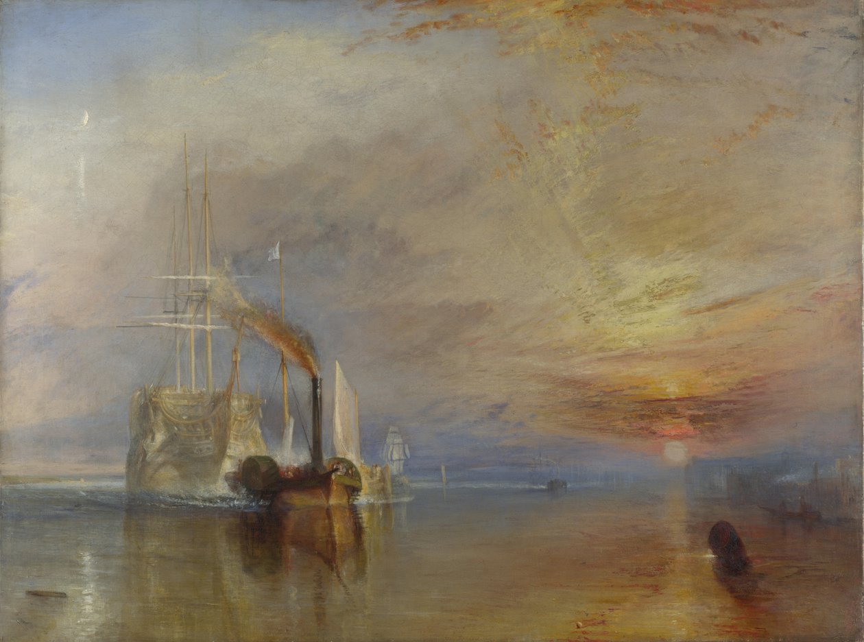 A harcoló Temeraire, 1839 alkotó: Joseph Mallord William Turner