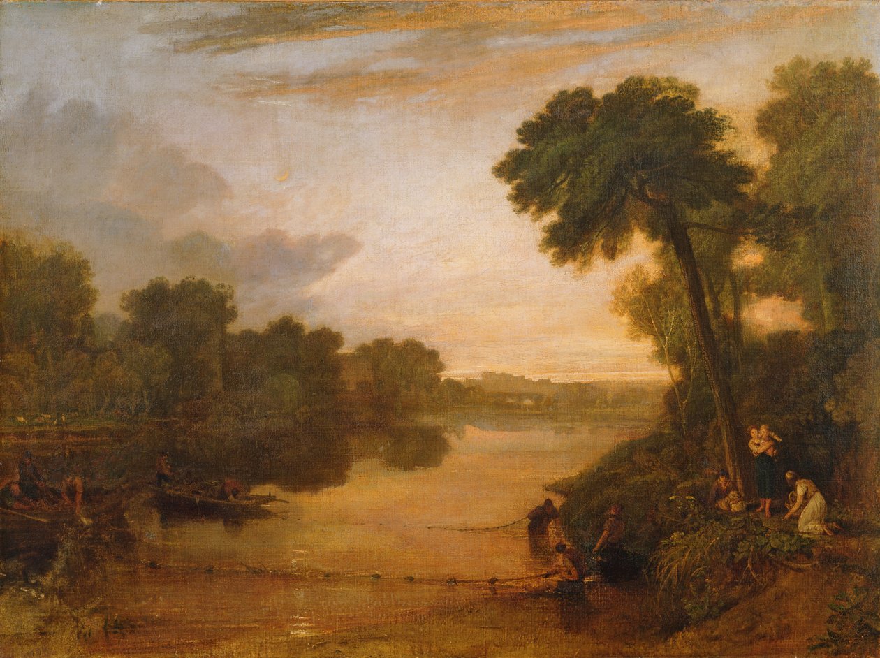 A Temze Windsor közelében, 1807 körül alkotó: Joseph Mallord William Turner
