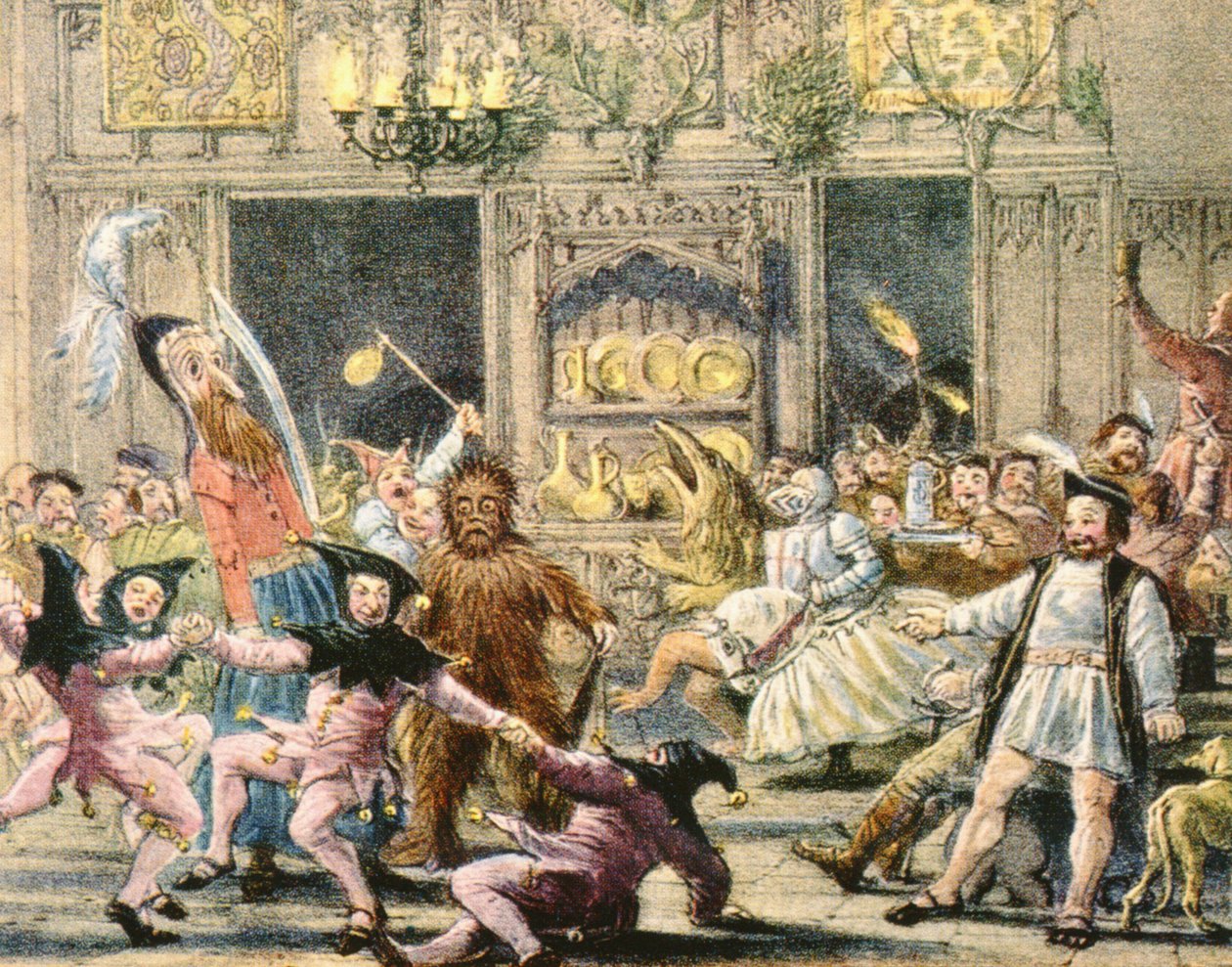 Tizenkettedik éjszaka Tudor Revels (lásd még: 87430) alkotó: Joseph Nash